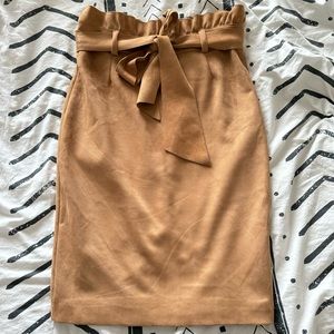 Bohme Tan Pencil Skirt